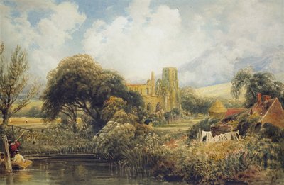 Llandaff by Peter de Wint